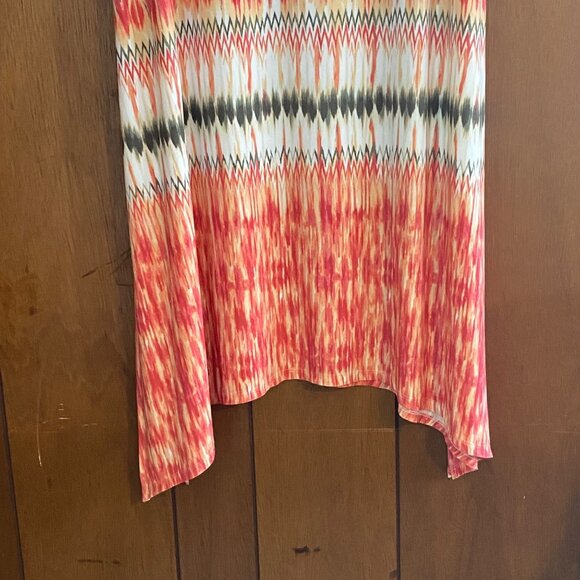 Chico's Skirt Women's 2 US Medium Asymmetrical Midi Tribal Boho Cottage Fairy‎ - Picture 11 of 16